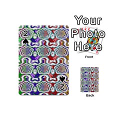 Digital Patterned Ornament Computer Graphic Playing Cards 54 (mini)  by Simbadda