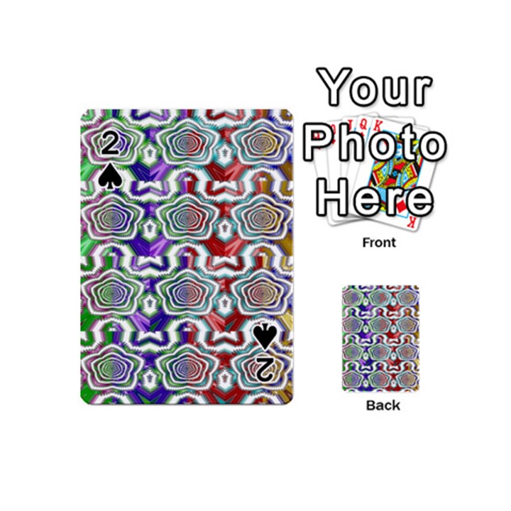 Digital Patterned Ornament Computer Graphic Playing Cards 54 (Mini) 