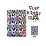 Digital Patterned Ornament Computer Graphic Playing Cards 54 (Mini)  Front - Heart2