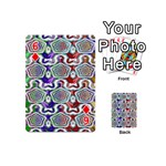 Digital Patterned Ornament Computer Graphic Playing Cards 54 (Mini)  Front - Diamond6