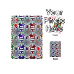 Digital Patterned Ornament Computer Graphic Playing Cards 54 (Mini)  Front - Diamond7