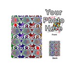 Digital Patterned Ornament Computer Graphic Playing Cards 54 (Mini)  Front - Diamond8