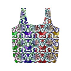 Digital Patterned Ornament Computer Graphic Full Print Recycle Bags (m)  by Simbadda