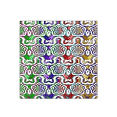 Digital Patterned Ornament Computer Graphic Satin Bandana Scarf by Simbadda