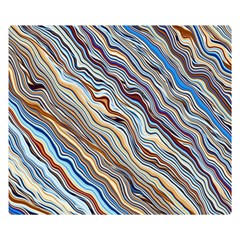 Fractal Waves Background Wallpaper Pattern Double Sided Flano Blanket (small)  by Simbadda