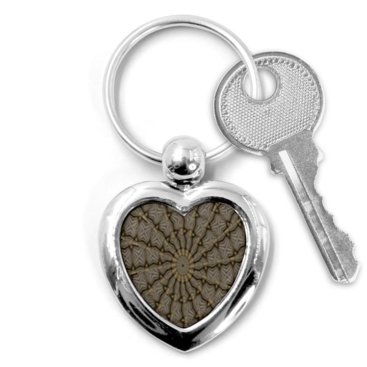 Abstract Image Showing Moiré Pattern Key Chains (Heart) 