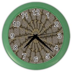 Abstract Image Showing Moiré Pattern Color Wall Clocks by Simbadda