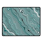 Fractal Waves Background Wallpaper Double Sided Fleece Blanket (Small)  45 x34  Blanket Front