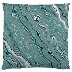 Fractal Waves Background Wallpaper Standard Flano Cushion Case (two Sides) by Simbadda