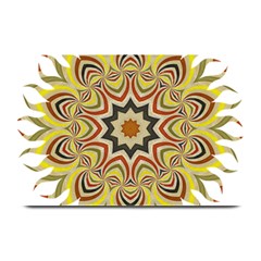 Abstract Geometric Seamless Ol Ckaleidoscope Pattern Plate Mats by Simbadda