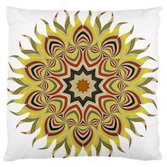 Abstract Geometric Seamless Ol Ckaleidoscope Pattern Standard Flano Cushion Case (two Sides) by Simbadda