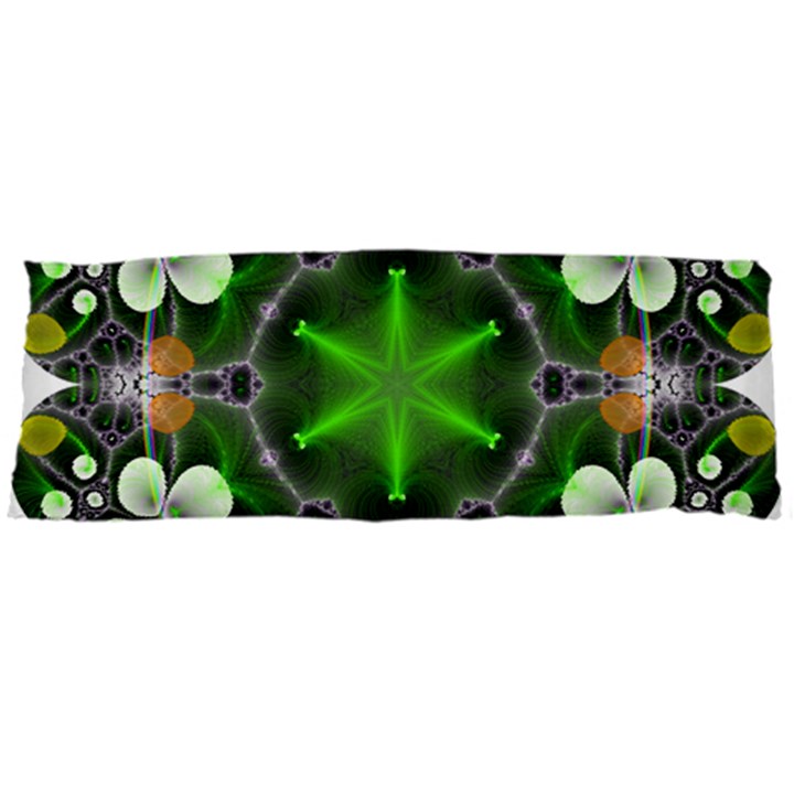 Green Flower In Kaleidoscope Body Pillow Case Dakimakura (Two Sides)