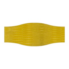 Yellow Alligator Skin Stretchable Headband