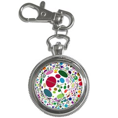 Color Ball Key Chain Watches by Mariart