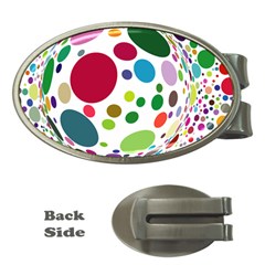 Color Ball Money Clips (oval) 