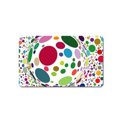 Color Ball Magnet (name Card)