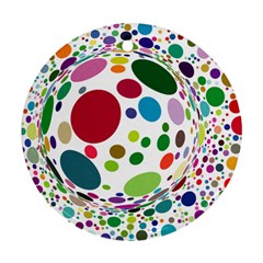 Color Ball Round Ornament (two Sides)