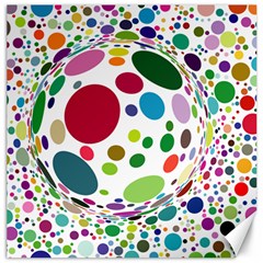 Color Ball Canvas 16  X 16  