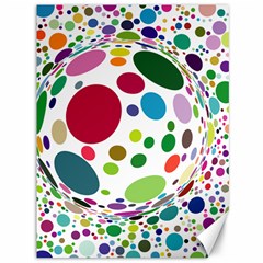 Color Ball Canvas 36  X 48  