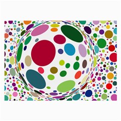 Color Ball Large Glasses Cloth (2-side)