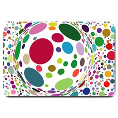 Color Ball Large Doormat  by Mariart