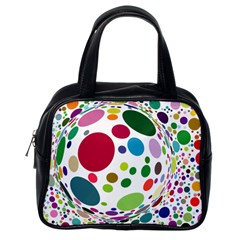 Color Ball Classic Handbags (one Side)