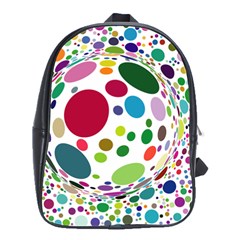 Color Ball School Bags(large)  by Mariart