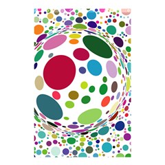 Color Ball Shower Curtain 48  X 72  (small) 