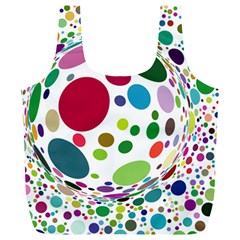 Color Ball Full Print Recycle Bags (l) 