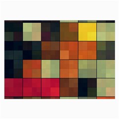 Background With Color Layered Tiling Large Glasses Cloth by Simbadda