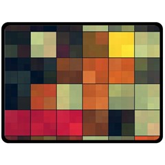 Background With Color Layered Tiling Fleece Blanket (large)  by Simbadda