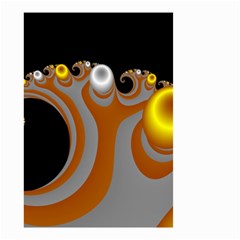 Classic Mandelbrot Dimpled Spheroids Small Garden Flag (two Sides) by Simbadda