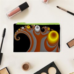 Classic Mandelbrot Dimpled Spheroids Cosmetic Bag (xs) by Simbadda