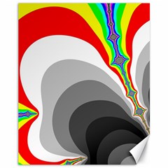 Background Image With Color Shapes Canvas 11  X 14   by Simbadda