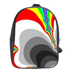 Background Image With Color Shapes School Bags(large)  by Simbadda