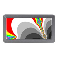 Background Image With Color Shapes Memory Card Reader (mini) by Simbadda