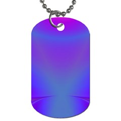 Violet Fractal Background Dog Tag (two Sides) by Simbadda