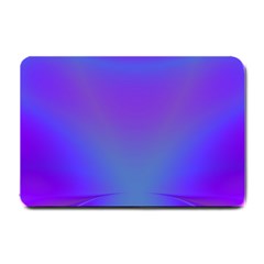 Violet Fractal Background Small Doormat  by Simbadda