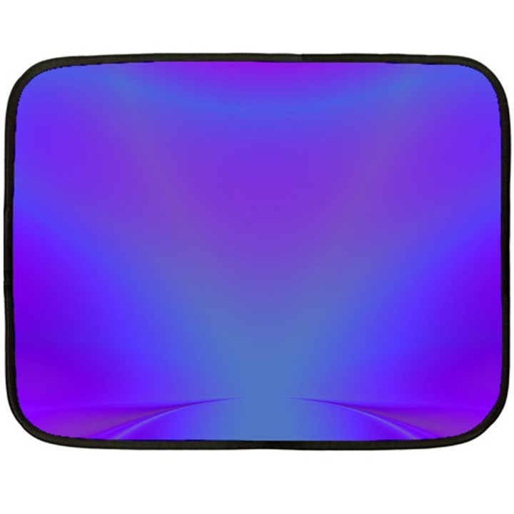 Violet Fractal Background Fleece Blanket (Mini)