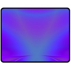 Violet Fractal Background Fleece Blanket (medium)  by Simbadda