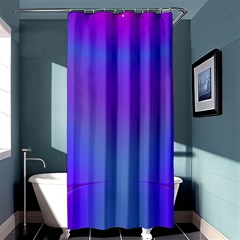 Violet Fractal Background Shower Curtain 36  X 72  (stall)  by Simbadda