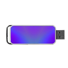 Violet Fractal Background Portable Usb Flash (two Sides) by Simbadda