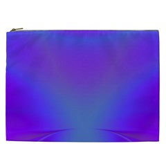 Violet Fractal Background Cosmetic Bag (xxl)  by Simbadda