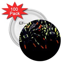 Colorful Spiders For Your Dark Halloween Projects 2 25  Buttons (100 Pack)  by Simbadda