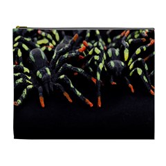 Colorful Spiders For Your Dark Halloween Projects Cosmetic Bag (xl) by Simbadda