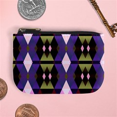 Geometric Abstract Background Art Mini Coin Purses by Simbadda