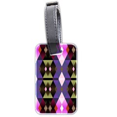 Geometric Abstract Background Art Luggage Tags (two Sides) by Simbadda