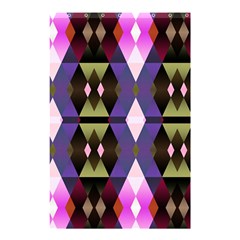 Geometric Abstract Background Art Shower Curtain 48  X 72  (small)  by Simbadda