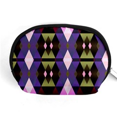 Geometric Abstract Background Art Accessory Pouches (medium)  by Simbadda