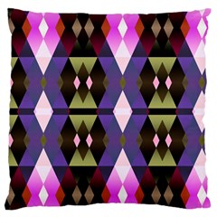 Geometric Abstract Background Art Standard Flano Cushion Case (two Sides) by Simbadda